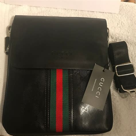 gucci mens pouch|gucci side bags for men.